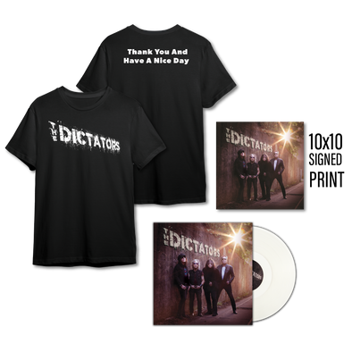 The Dictators - "The Dictators" Milky Clear LP Bundle