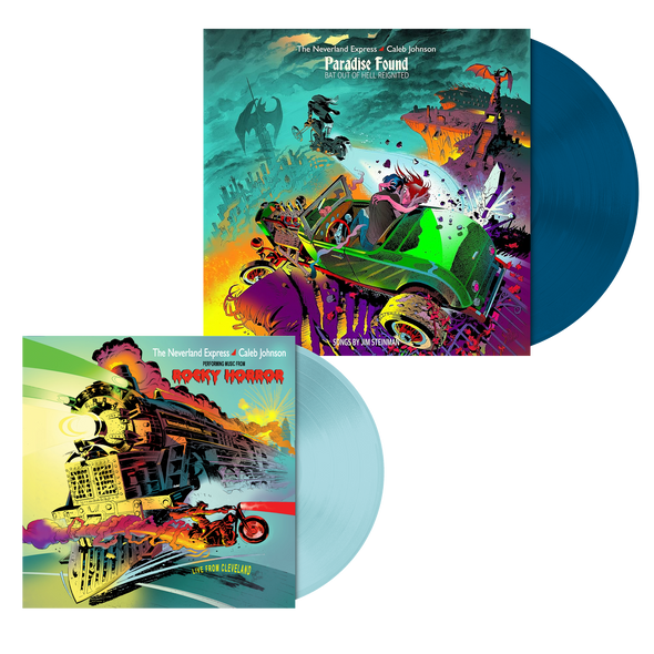 Neverland Express + Caleb Johnson - "Live From Cleveland" + "Paradise Found: Bat Out Of Hell Reignited" Vinyl Bundle