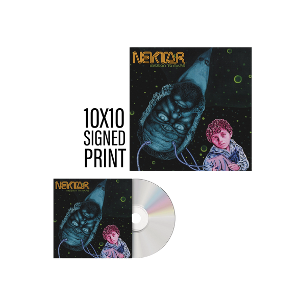 Nektar - "Mission To Mars" CD + Signed Flat Bundle