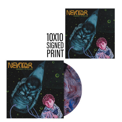 Nektar - "Mission To Mars" LP + Signed Flat Bundle